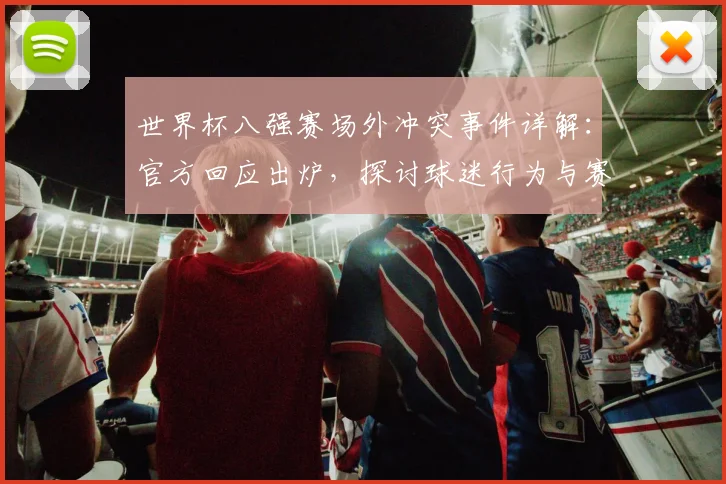 世界杯八强赛场外冲突事件详解：官方回应出炉，探讨球迷行为与赛事安保
